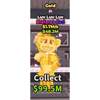 🔥Luv Luv Luv (Gold+Nyan) Fuse🔥Cheapest/Instant - Steal a Brainrot