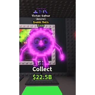🔥Tictac Sahur (Galaxy) [468.7M/s] - Steal a Brainrot🔥