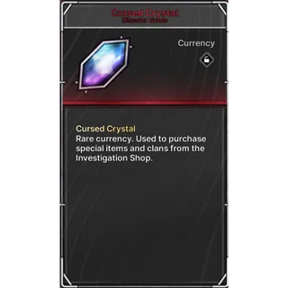🔥5000x Cursed Crystal - Jujutsu: Zero🔥