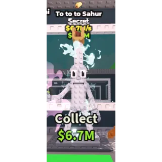 🔥To to to Sahur (Taco) [6.7M/s]🔥Cheapest/Instant - Steal a Brainrot
