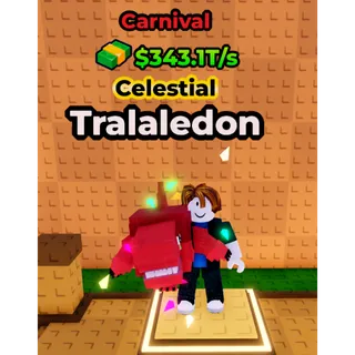 🔥Tralaledon (🎠Carnival🎠) (343.1T/s) - Kick a Lucky Block🔥