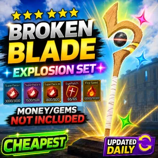 🔥Explosion Set | Money/Gems Not included - Broken Blade🔥