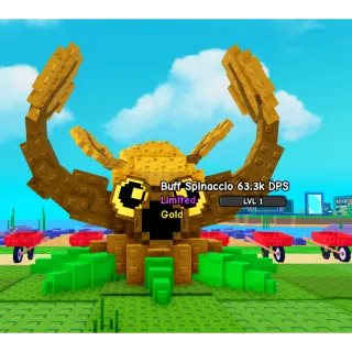 🔥Gold Buff Spinaccio 5.7kg - (info in description) 🔥Cheapest/Instant - Plants vs Brainrots