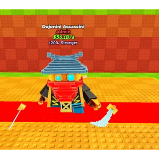 🔥Dojonini Assassini (Admin) (120%) (56.1B/s) (LVL 50 MAX) - Be a Lucky Block🔥