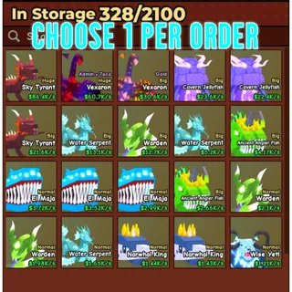 🔥Choose 1 Per Order | Divine Pets | Colossal | Huge | Mutated - Catch And Tame🔥