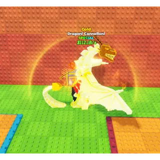 🔥Dragoni Cannelloni Gold 112.1B/s lvl 50 max - Be a Lucky Block🔥