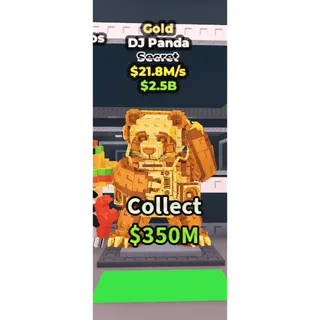 🔥DJ Panda (Gold) [21.8M/s]🔥Cheapest/Instant - Steal a Brainrot
