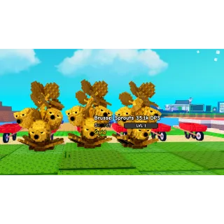 🔥3x Gold Brussel Sprouts (info in description)🔥Cheapest/Instant - Plants vs Brainrots