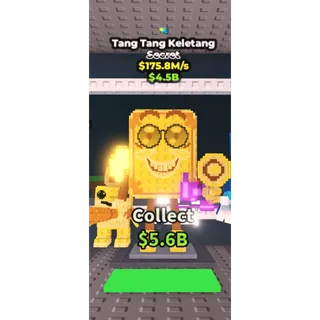 🔥Tang Tang Keletang (Gold+Glitch) [175.8M]🔥Cheapest/Instant - Steal a Brainrot