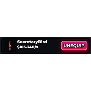 🔥Secretary Bird ($100B/s+) - Jump For Animals🔥
