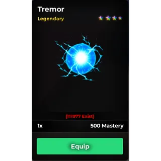 🔥Tremor Fruit (Legendary) - Haze Seas🔥