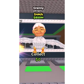 🔥Granny [4M/s]🔥Cheapest/Instant - Steal a Brainrot