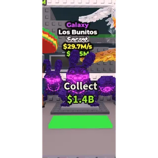 🔥Los Bunitos (Galaxy) [29.7M/s]🔥Cheapest/Instant - Steal a Brainrot
