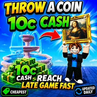 🔥1Oc Cash | Reach Late Game Fast - Throw a Coin🔥