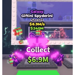 🔥Giftini Spyderini (Galaxy) [6.9M/s] - Steal a Brainrot🔥