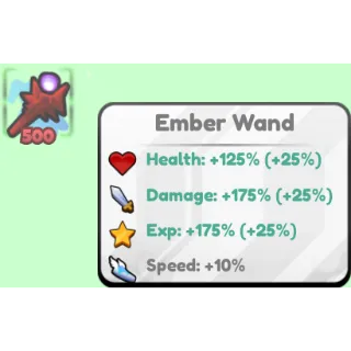 🔥Ember Wand 500 Relic🔥Cheapest/Instant - Brainrot Evolution