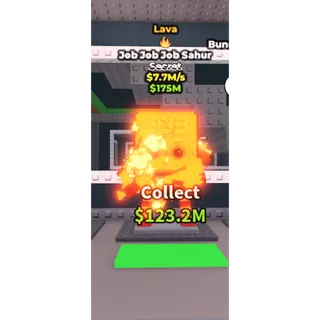 🔥Job Job Job Sahur (Lava+Fire) [7.7M/s]🔥Cheapest/Instant - Steal a Brainrot