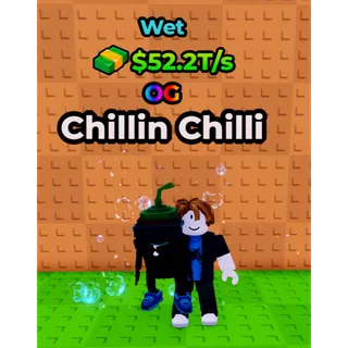 🔥Chillin Chilli (💦Wet💦) (52.2T/s) - Kick a Lucky Block🔥