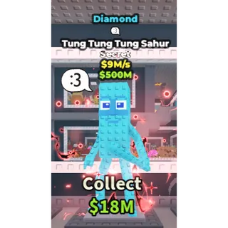 🔥Tung Tung Tung Sahur (Diamond+Trait) [9M/s] 🔥Cheapest/Instant - Steal a Brainrot