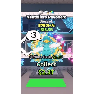 🔥Ventoliero Pavonero (3 Traits) [780M/s]🔥Cheapest/Instant - Steal a Brainrot