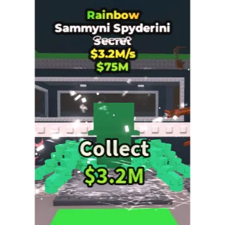 🔥Sammyni Spyderini (Rainbow) [3.2M/s]🔥Cheapest/Instant - Steal a Brainrot