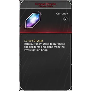 🔥5000x Cursed Crystal - Jujutsu: Zero🔥