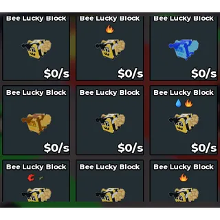 🔥9x Bee Lucky Blocks - Steal a Brainrot🔥