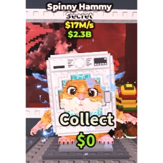 🔥Spinny Hammy [17M/s]🔥Cheapest/Instant - Steal a Brainrot