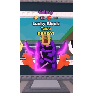 🔥Taco Lucky Block Galaxy+4 Traits🔥Cheapest/Instant - Steal a Brainrot