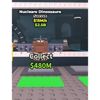 🔥Nuclearo Dinossauro [15M/s] - Steal a Brainrot🔥