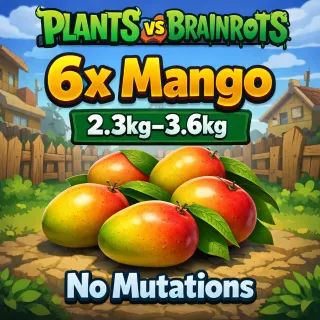 🔥*SALE* 6x Mango [2.3kg-3.6kg]🔥Cheapest/Instant - Plants vs Brainrots