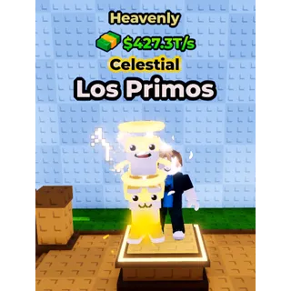 🔥Los Primos (🪽Heavenly🪽) (427.3T/s) - Kick a Lucky Block🔥