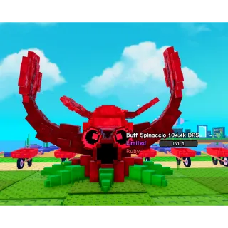 🔥Ruby Buff Spinaccio 4.7kg - Limited - (info in description) 🔥Cheapest/Instant - Plants vs Brainrots