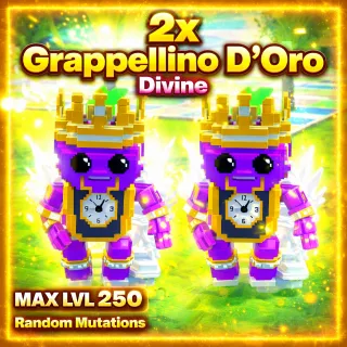 🔥2x Grappellino D'Oro | MAX LVL 250 | Divine | With Random Mutations🔥Cheapest/Instant - Escape Tsunami For Brainrots!