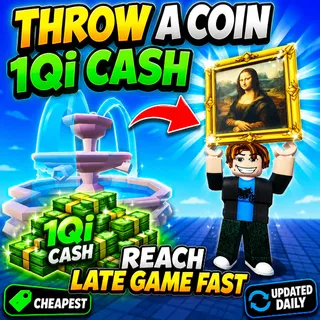 🔥1Qi Cash | Reach Late Game Fast - Throw a Coin🔥