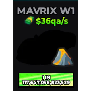 🔥Mavrix W1 (Lava) (Primordial) ($36qa/s) | - Dream Car Collection🔥