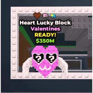 🔥Heart Lucky Block (3 Traits)🔥Cheapest/Instant - Steal a Brainrot