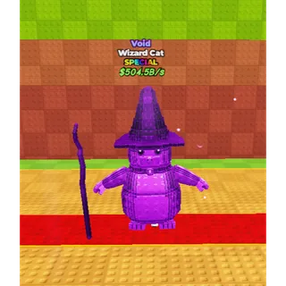 🔥Wizard Cat (Fuse) (🌀Void🌀) (504.5B/s) - Be a Lucky Block🔥