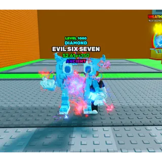 🔥Evil Six Seven (67) Diamond | Ancient | Level 1000 MAX - Swing Obby For Brainrots🔥