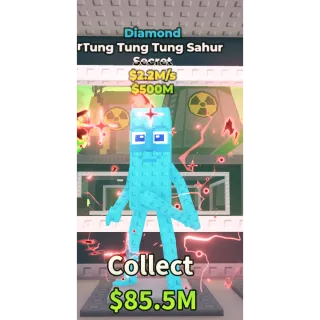 🔥Tung Tung Tung Sahur (Diamond) [2.2M/s]🔥Cheapest/Instant - Steal a Brainrot