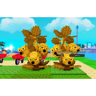 🔥2x Gold Brussel Sprouts (1.8kg)🔥Cheapest/Instant - Plants vs Brainrots