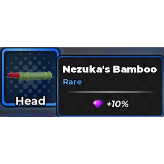 🔥Nezuka's Bamboo (Head Gear) - Anime Dice🔥