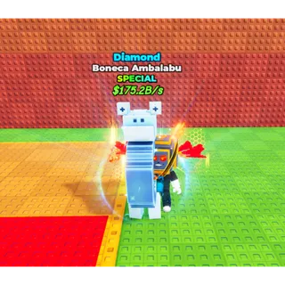 🔥Boneca Ambalabu Diamond 175.2B/s lvl 50 max - Be a Lucky Block🔥