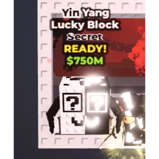 🔥Secret Lucky Block (Yin Yang)🔥Cheapest/Instant - Steal a Brainrot