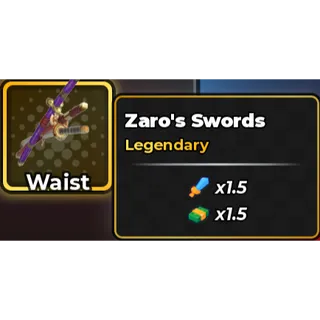 🔥Zaro's Swords (Waist Gear) - Anime Dice🔥