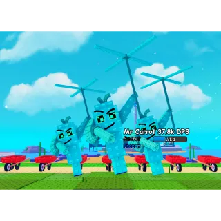 🔥3x Mutated Mr Carrot (info in description)🔥Cheapest/Instant - Plants vs Brainrots