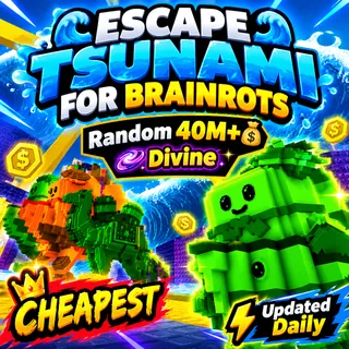 🔥Random 40M+💰 | Divine - Escape Tsunami For Brainrots!