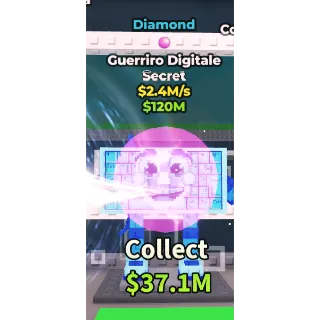 🔥Guerriro Digitale (Diamond+Gum) [2.4M/s]🔥Cheapest/Instant - Steal a Brainrot