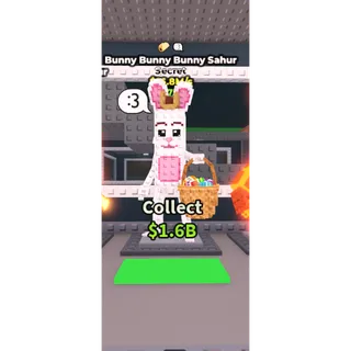 🔥Bunny Bunny Bunny Sahur (2 Traits) [20.2M/s]🔥Cheapest/Instant - Steal a Brainrot