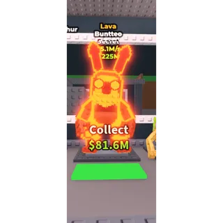 🔥Buntteo (Lava) [5.1M/s]🔥Cheapest/Instant - Steal a Brainrot